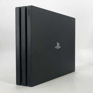 Sony Playstation 4 Pro Black 1TB w/ 2 Controllers + Power