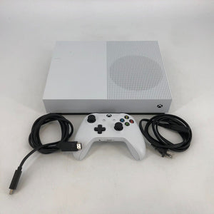 Microsoft Xbox One S All Digital Edition White 1TB Very Good w/ Controller/Cords