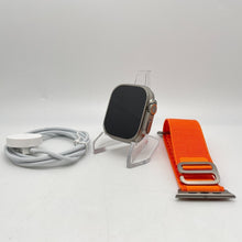 Load image into Gallery viewer, Apple Watch Ultra Cellular Titanium 49mm w/ (S) Orange Alpine Loop Very Good