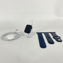 Load image into Gallery viewer, Apple Watch Series 6 (GPS) Blue Aluminum 40mm w/ Blue Sport Band Very Good