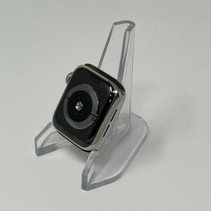 Apple Watch Series 5 Cellular Black S. Steel 40mm w/ Silver Milanese Loop