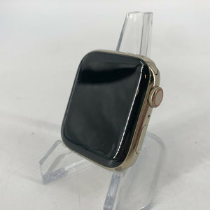 Apple Watch Series 7 Cellular Gold S. Steel 45mm w/ Graphite Milanese Loop