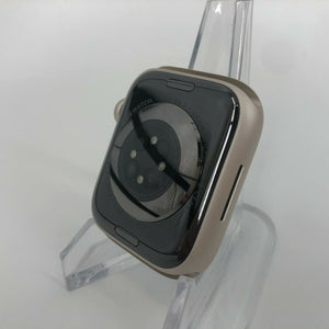 Apple Watch Series 7 Cellular Starlight Sport 45mm w/ White Sport