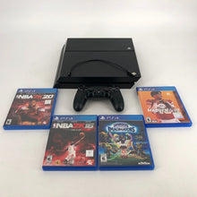 Load image into Gallery viewer, Sony Playstation 4 Black 500GB w/ Controller + Games
