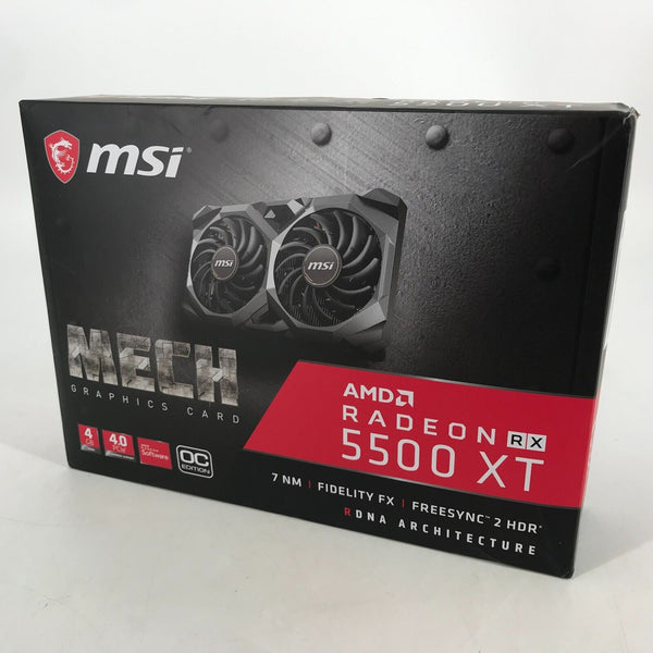 MSI AMD Radeon RX 5500 XT Mech 4GB OC FHR Graphics Card