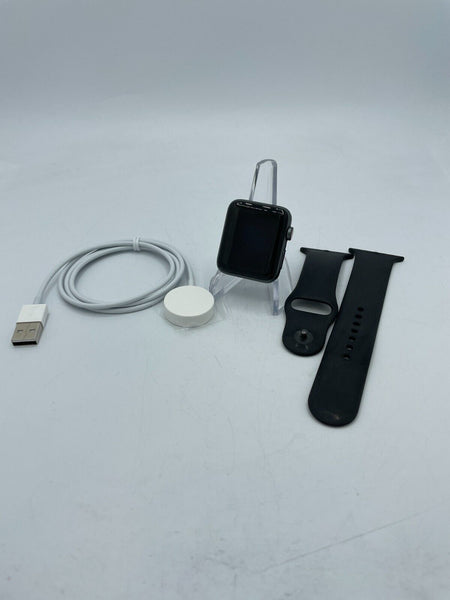 Apple Watch Series 3 Cellular Space Gray Aluminum 42mm w/ Space Gray Sport