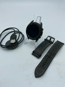Galaxy Watch3 Cellular Black Stainless Steel 45mm w/ Black Leather