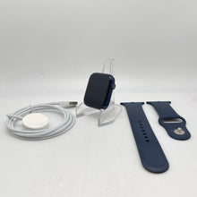 Load image into Gallery viewer, Apple Watch Series 6 Cellular Blue Aluminum 44mm w/ Deep Navy Sport Band Good