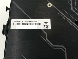 Asus GeForce RTX 2070 Super Rog Strix Advanced OC 8GB GDDR6 FHR Graphics Card