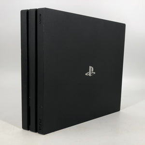 Sony Playstation 4 Pro Black 1TB - Good Cond. w/ Controller + HDMI/Power Cables