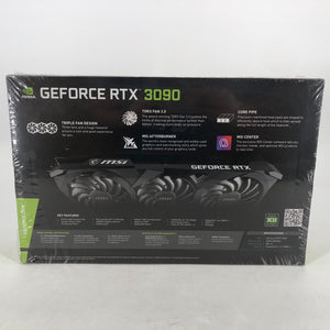 MSi NVIDIA GeForce RTX 3090 Ventus 3x OC 24GBGDDR6X 384 Bit Graphics Card - NEW