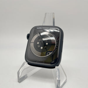 Apple Watch Series 7 (GPS) Midnight Black Aluminum 45mm w/ Black Sport Very Good