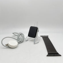 Load image into Gallery viewer, Apple Watch Series 3 (GPS) Silver Aluminum 42mm w/ Black Milanese Loop Good
