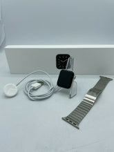 Load image into Gallery viewer, Apple Watch Series 6 Cellular Silver Sport 40mm w/ Silver Link Bracelet