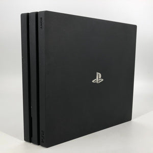Sony Playstation 4 Pro Black 1TB - Very Good w/ Controller + HDMI/Power Cable
