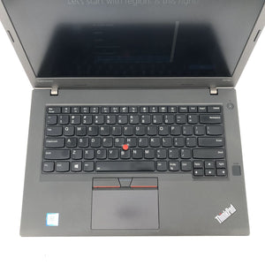 Lenovo ThinkPad T470p 14" Black 2017 FHD 2.8GHz i5-7440HQ 16GB 256GB - Very Good