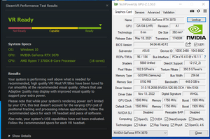 ASUS ROG STRIX NVIDIA GeForce RTX 3070 OC Gaming 8GB LHR GDDR6 - 256 Bit - Good