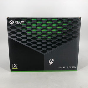 Microsoft Xbox Series X Black 1TB Excellent Cond. w/ Controller/Cables + Game