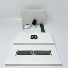 Load image into Gallery viewer, Apple Watch Ultra Cellular Titanium 49mm w/ (L) Green Alpine Loop Very Good