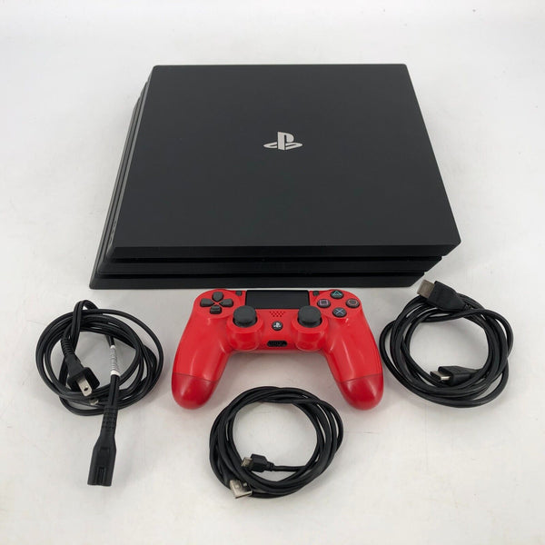 Sony Playstation 4 Pro Black 2TB w/ Controller + HDMI/Power Cables