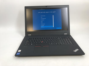 Lenovo ThinkPad P17 Gen 2 17" 2021 FHD 2.3GHz i7 32GB RAM 1TB SSD - T1200 4GB
