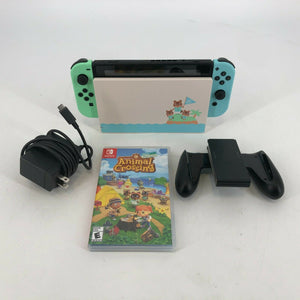 Nintendo Switch Animal Crossing Edition 32GB w/ Cables + Dock + Game