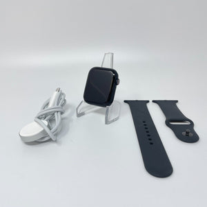 Apple Watch Series 7 Cellular Midnight Black Aluminum 45mm Black Sport