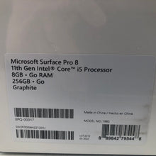 Load image into Gallery viewer, Microsoft Surface Pro 8 13&quot; Black 2021 1.0GHz i5 11th Gen 8GB 256GB - BRAND NEW