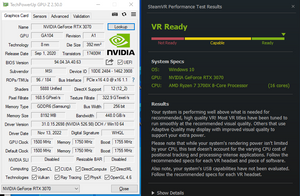 MSI NVIDIA GeForce RTX 3070 Ventus 3x OC 8GB LHR GDDR6 256 Bit - Good Condition