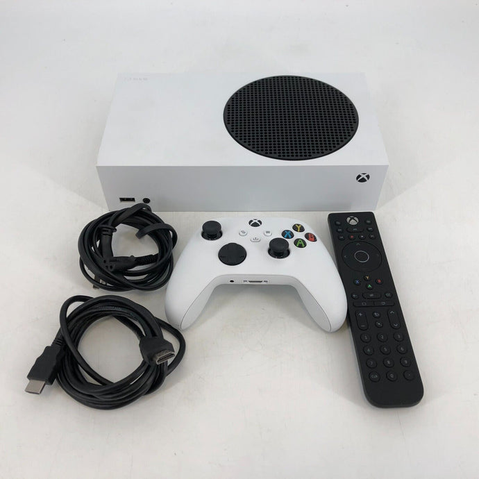 Microsoft Xbox Series S White 512GB - Very Good w/ Cables + Controller + Remote