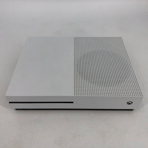 Microsoft Xbox One S White 1TB - Good w/ Black Controller + HDMI/Power Cables