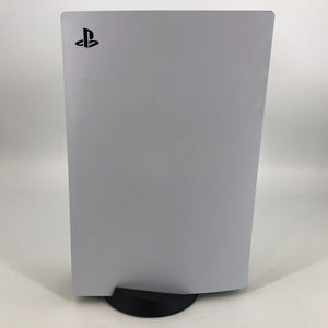 Sony Playstation 5 Disc Edition White 825GB w/ Controller + Cables - Good Cond.