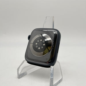 Apple Watch Series 7 Cellular Black Aluminum 45mm Olive Braided Loop