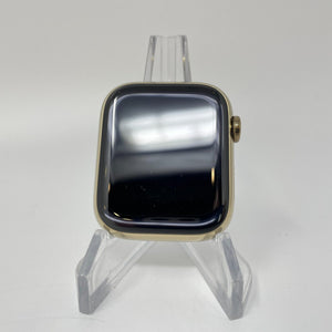 Apple Watch Series 8 Cellular Gold S. Steel 45mm Starlight Sport Band Very Good