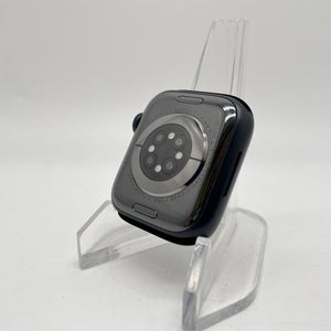 Apple Watch Series 7 Cellular Space Black Aluminum 41mm w/ Black Sport Band