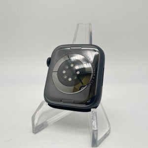 Apple Watch Series 7 (GPS) Midnight Aluminum 45mm w/ Green Sport Loop Very Good