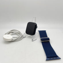 Load image into Gallery viewer, Apple Watch Series 7 (GPS) Midnight Black Aluminum 45mm w/ Blue Sport Loop Good