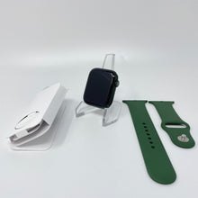 Load image into Gallery viewer, Apple Watch Series 7 (GPS) Green Aluminum 45mm w/ Green Sport Band