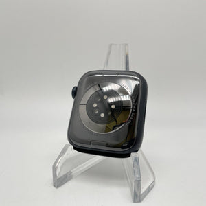 Apple Watch Series 7 Cellular Midnight Black Aluminum 45mm Black Sport Band Good