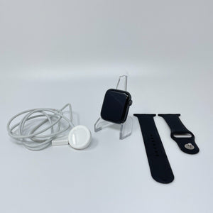 Apple Watch SE (GPS) Space Gray Aluminum 44mm Black w/ Non-OEM Sport Band
