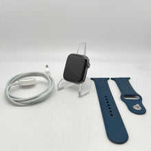 Load image into Gallery viewer, Apple Watch Series 7 Cellular Graphite S. Steel 45mm Deep Navy Sport