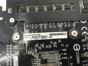 Gigabyte NVIDIA GeForce GTX 1070 8GB FHR Graphics Card GDDR5