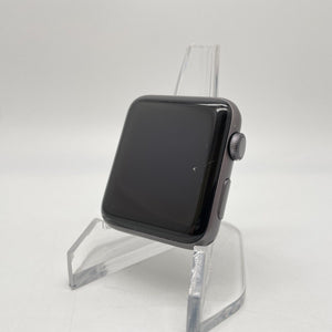 Apple Watch Series 3 (GPS) Space Gray Aluminum 42mm w/ Black Sport Band