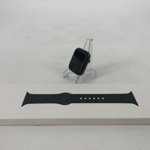Apple Watch SE Cellular Space Black Sport 44mm w/ Black Sport Band